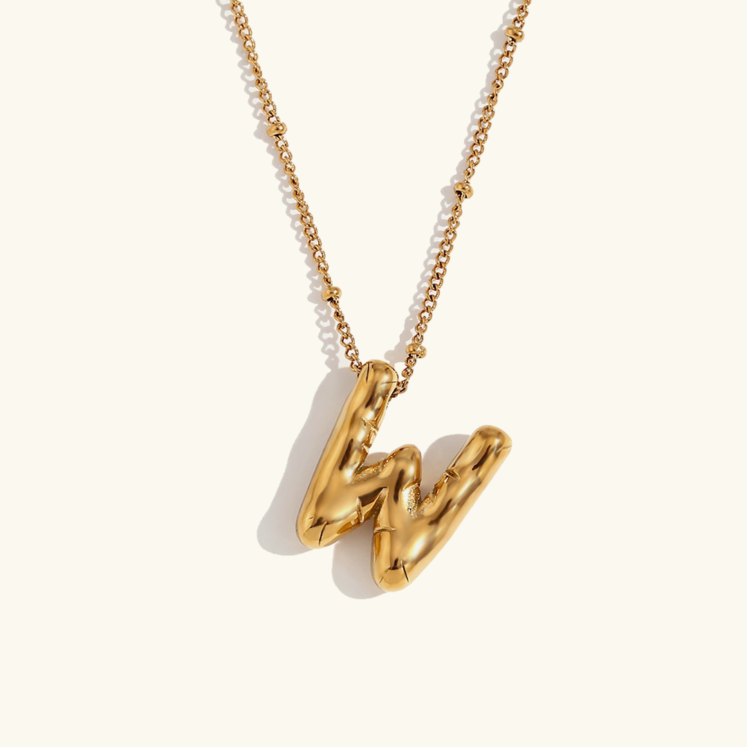 næsepynt med initialer | 18k Guld - DK BUTIK