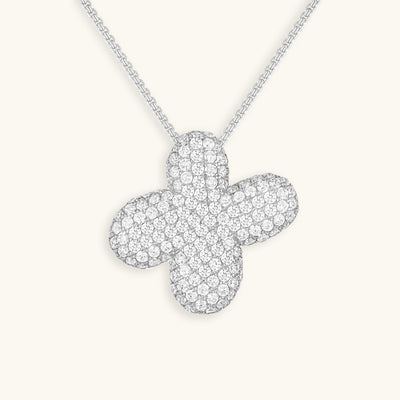 Navnesmykke Bubble med diamant | 18k Guld - DK BUTIK