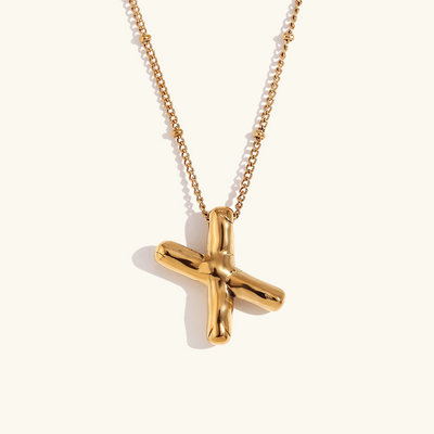næsepynt med initialer | 18k Guld - DK BUTIK