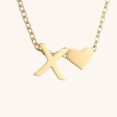 navnesmykke med initialen Ria | 18k Guld - DK BUTIK