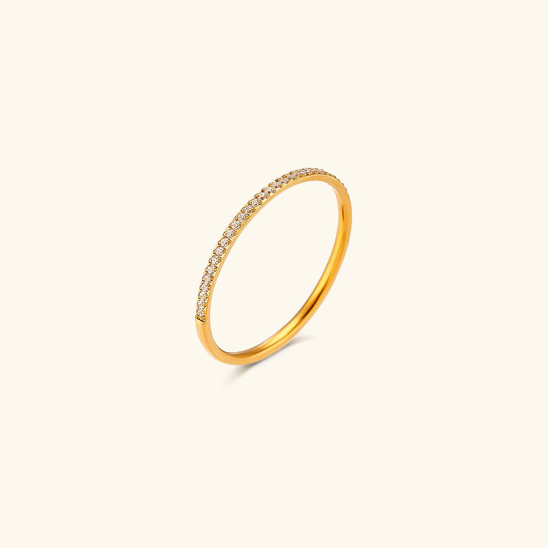 Zarra Paved Ring | 18k Guld - DK BUTIK