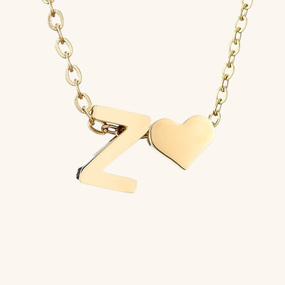 navnesmykke med initialen Ria | 18k Guld - DK BUTIK