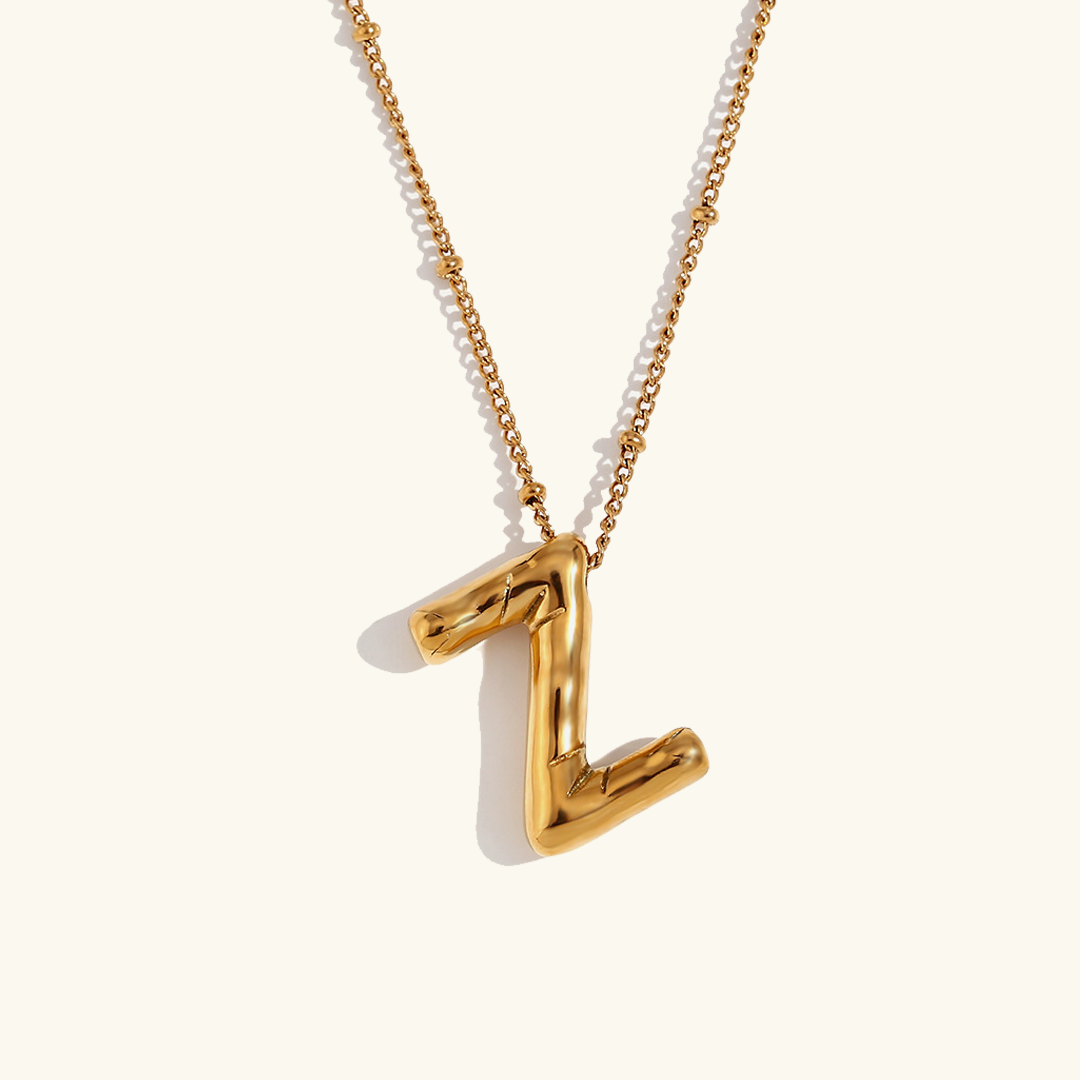 næsepynt med initialer | 18k Guld - DK BUTIK