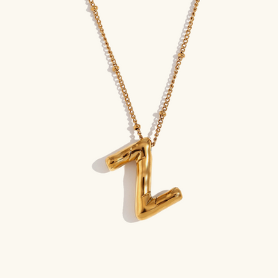 næsepynt med initialer | 18k Guld - DK BUTIK