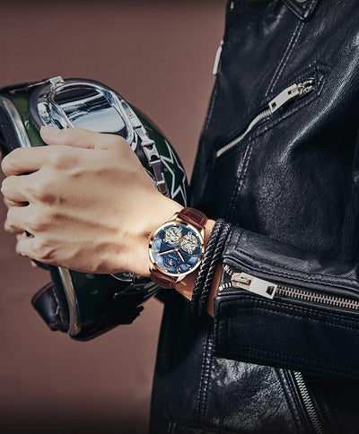 Tourbillon Design™ Forretnings Mekanisk Ur™ - Olsen & Olsen - DK BUTIK