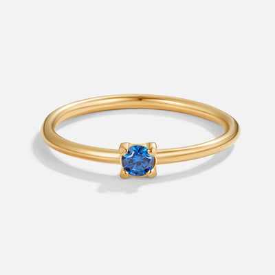 Fødselssten Ring | 14k Guld - DK BUTIK