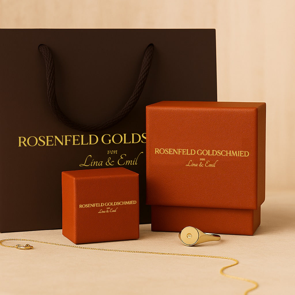 Cléa Moissanit Sten Halskæde | Guld 14k - DK BUTIK