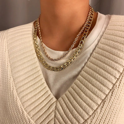 Rope Bianca Halskæde | 18k Guld - DK BUTIK
