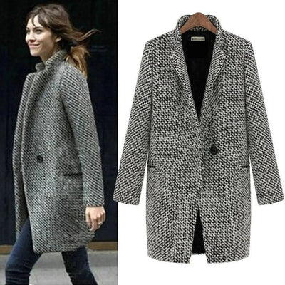 Lang Uld Frakke Celene™ - Olsen & Olsen