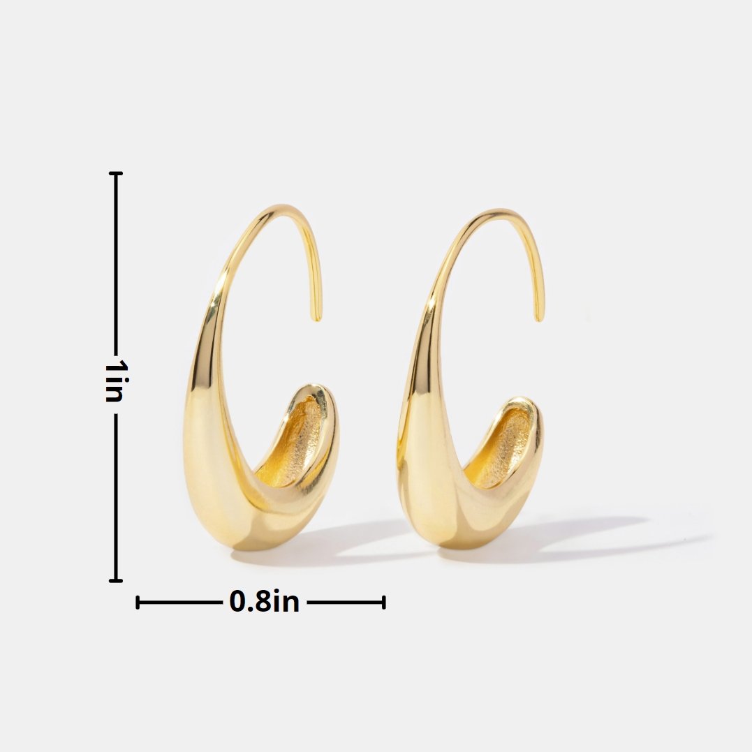 Hængende Øreringe | 18k Guld - DK BUTIK