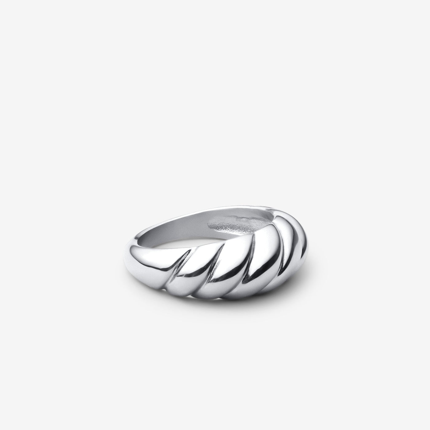 Croissant Ring | Hvidguld 14k