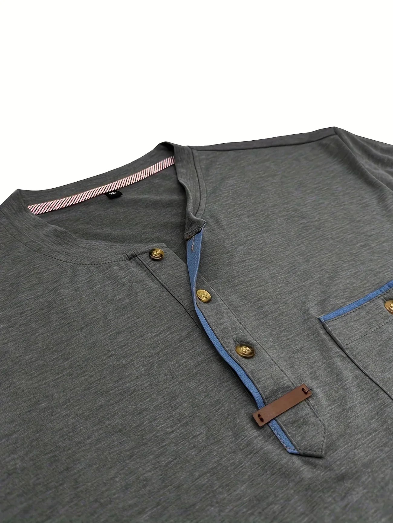 Saxon - Elegant Rund Hals T-shirt Med Lomme