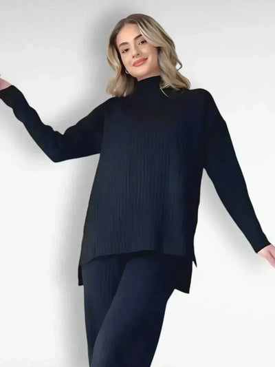 Daisy™ Sæt: Elegant Bluse og Bukser fra Olsen & Olsen™