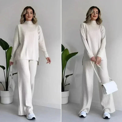 Daisy™ Sæt: Elegant Bluse og Bukser fra Olsen & Olsen™