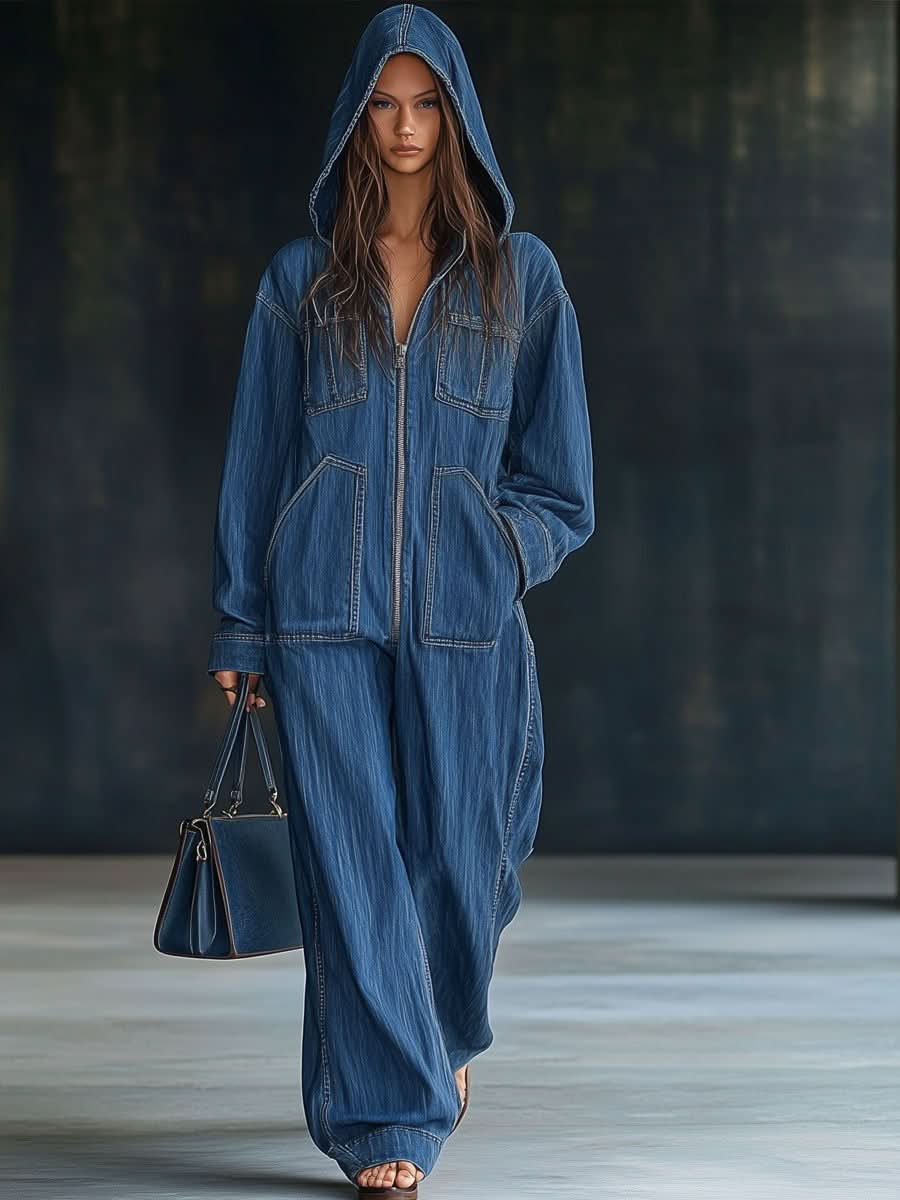 Vintage Denim Macacão Denise™