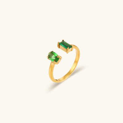 Fedilia Edelstein Ring | 18k Guld - DK BUTIK