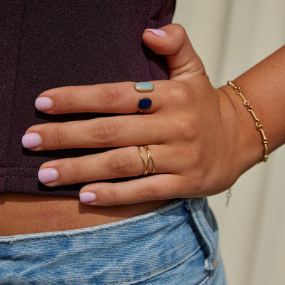 Infinity Loop Uendelighedsringen | Guld 18k - DK BUTIK