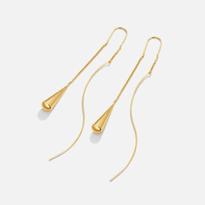Fringe øreringe i timeglas | 18k guld - DK BUTIK