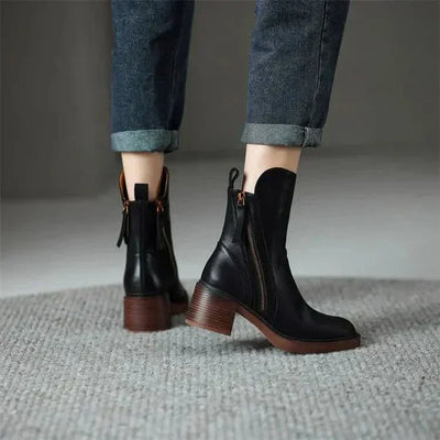 Læderankelstøvler Grace™ | Olsen & Olsen