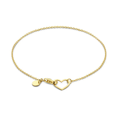 Lilou Coeur Armbånd | Guld 14k - DK BUTIK