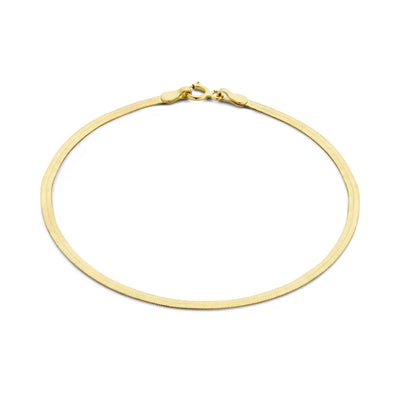 Soleil Slange Armbånd | Hvidguld 14k
