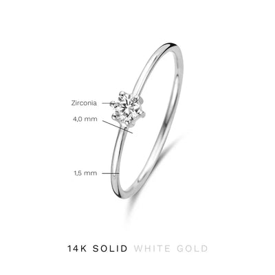 Abella Maris Ring | Hvidguld 14k