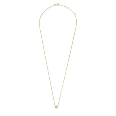 Cléa Moissanit Sten Halskæde | Guld 14k - DK BUTIK
