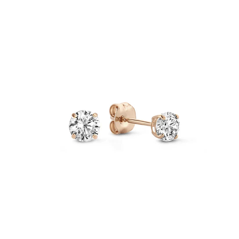 Månestråle Stein-Øreringe | Guld 14k - DK BUTIK