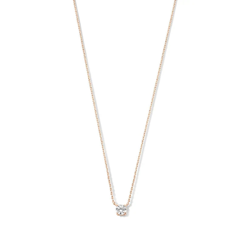 Cléa Moissanit Sten Halskæde | Guld 14k - DK BUTIK
