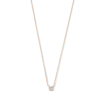 Cléa Moissanit Sten Halskæde | Guld 14k - DK BUTIK