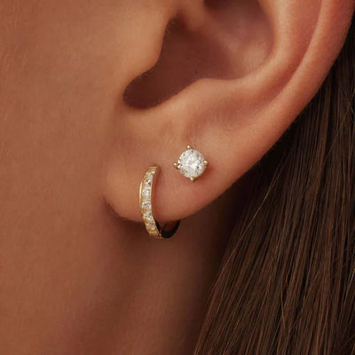 Dara Brillane Øreringe Sæt | Guld 14k - DK BUTIK