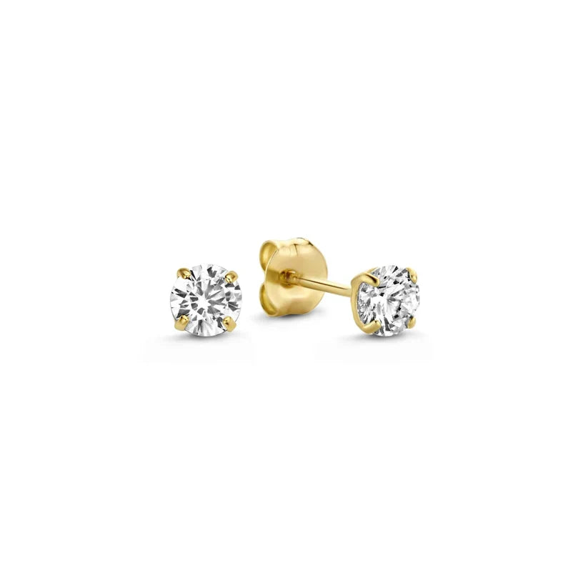Månestråle Stein-Øreringe Sæt | Guld 14k - DK BUTIK