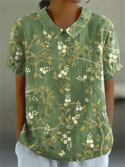 Inga | Stilfuld Casual Blomsterbluse