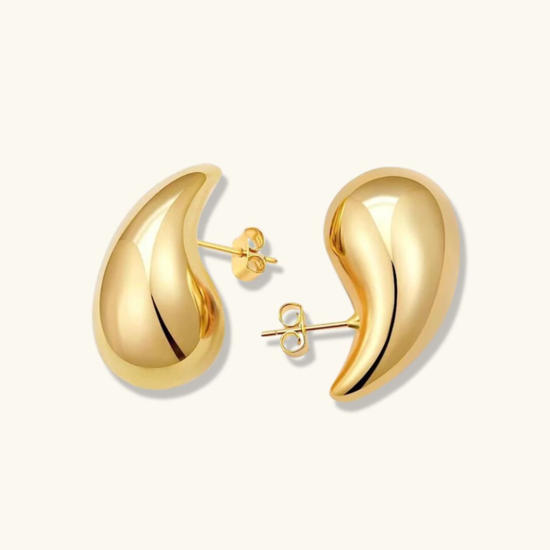 Teardrop Øreringe Sandra | 18k Guld - DK BUTIK