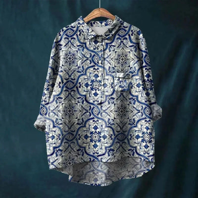 Elegant Blomstret Skjorte til Kvinder Liesa™ | Olsen & Olsen™
