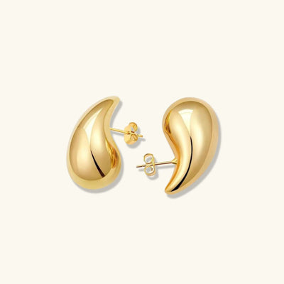 Teardrop Øreringe Sandra | 18k Guld - DK BUTIK