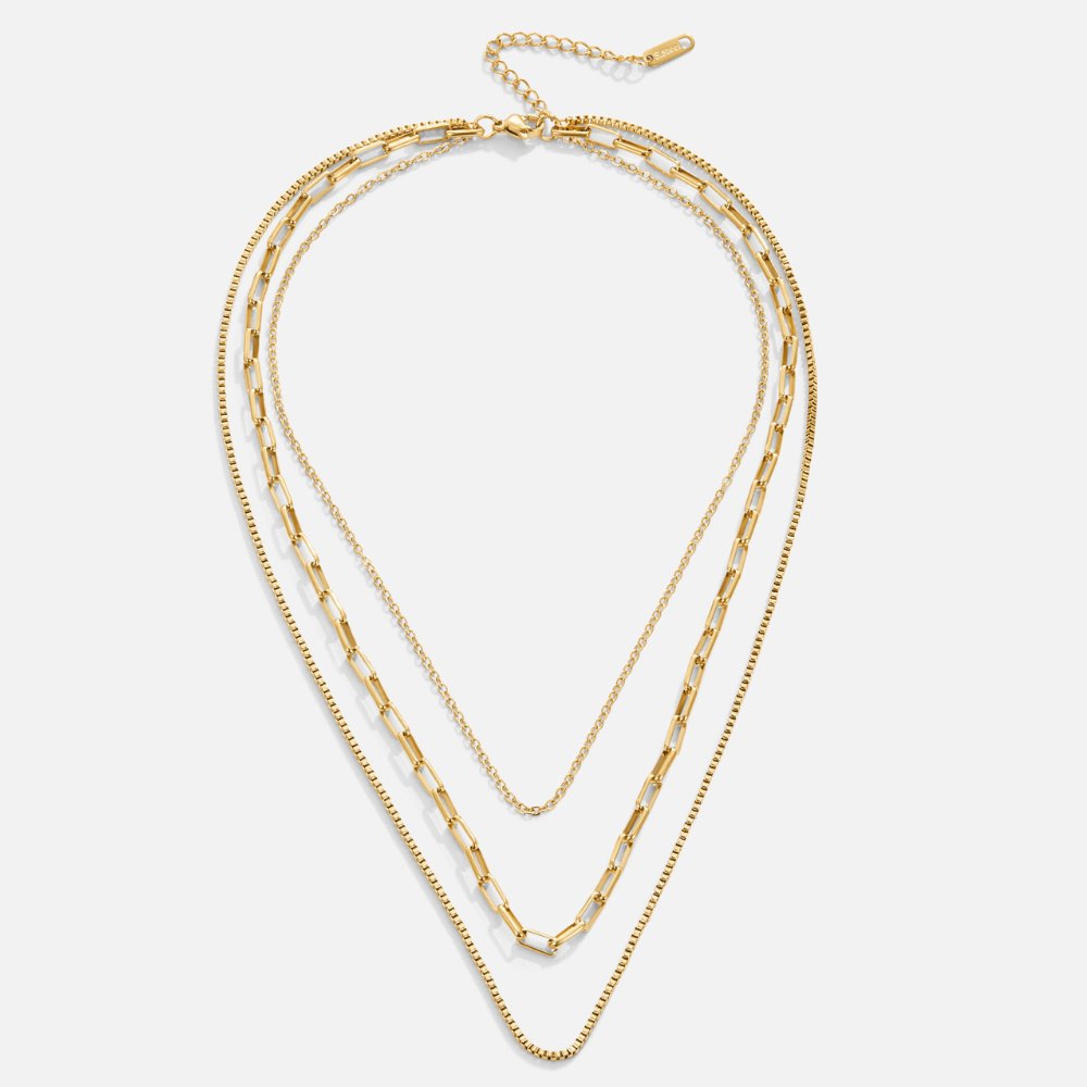 Myla Flerlagede Halskæde | 18k Guld - DK BUTIK