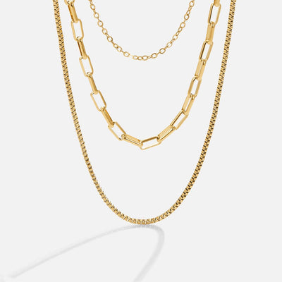 Myla Flerlagede Halskæde | 18k Guld - DK BUTIK