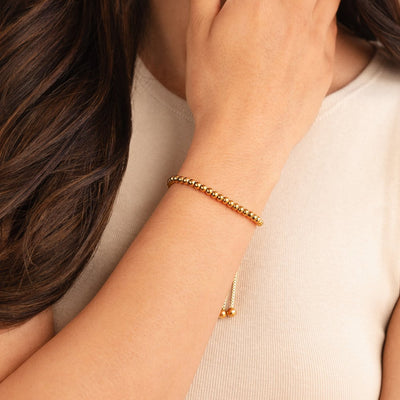 Nila Guld armbånd med perler | 18k Guld - DK BUTIK