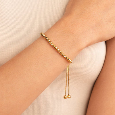 Nila Guld armbånd med perler | 18k Guld - DK BUTIK