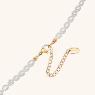 Perlekæde i Sødvandsperler | 18k Guld - DK BUTIK