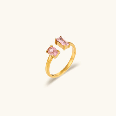 Fedilia Edelstein Ring | 18k Guld - DK BUTIK