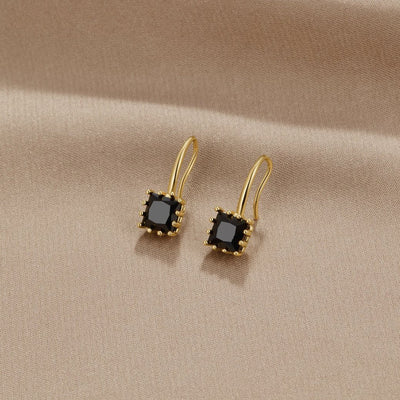 Krystal Hængende Øreringe Cud | 14k Guld - DK BUTIK