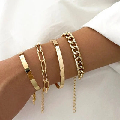 Elan Mercer Armbåndssæt | Hvidguld 18k